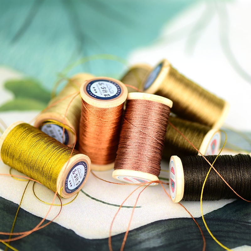 Rolă de linie de fibră de poliamidă de 0,3 mm fir de brodat țesut manual Linie de ciucuri 50M Ață de înaltă rezistență 3 fire Kaki