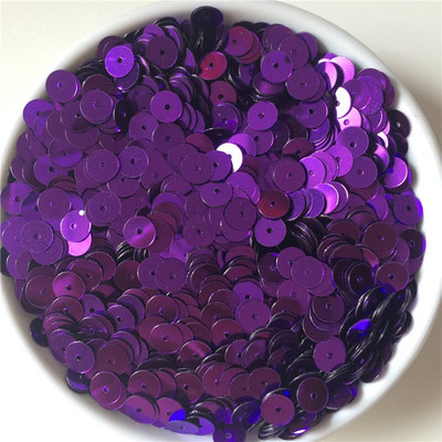 3 χιλιοστά 4 χιλιοστά 5 χιλιοστά 6 χιλιοστά Sparkles Flat πούλιες στρογγυλές χαλαρές μπλε πούλιες για χειροτεχνίες Paillette Ράψιμο ρούχων Τσάντες Παπούτσια Αξεσουάρ DIY