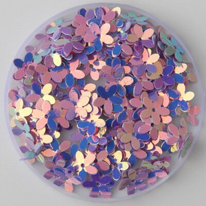 Παγιέδες Mix White Pink Flower Cup Sequin for Crafts Τσάντες Ράψιμο Scrapbooking Lentejuelas Αξεσουάρ διακόσμησης σπιτιού 10mm 10g
