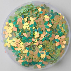 Παγιέδες Mix White Pink Flower Cup Sequin for Crafts Τσάντες Ράψιμο Scrapbooking Lentejuelas Αξεσουάρ διακόσμησης σπιτιού 10mm 10g