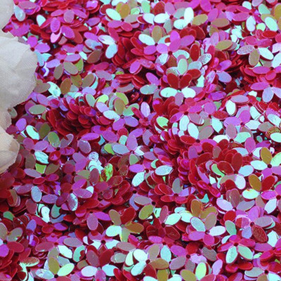 Παγιέδες Mix White Pink Flower Cup Sequin for Crafts Τσάντες Ράψιμο Scrapbooking Lentejuelas Αξεσουάρ διακόσμησης σπιτιού 10mm 10g