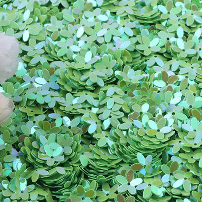 Παγιέδες Mix White Pink Flower Cup Sequin for Crafts Τσάντες Ράψιμο Scrapbooking Lentejuelas Αξεσουάρ διακόσμησης σπιτιού 10mm 10g