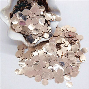 Šampanja litrid 3mm -10mm Glitter Cup lame ümmargune PVC litrid pulmade käsitööd Paillette õmbluskaunistus DIY tarvik 10 grammi