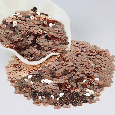 Šampanja litrid 3mm -10mm Glitter Cup lame ümmargune PVC litrid pulmade käsitööd Paillette õmbluskaunistus DIY tarvik 10 grammi