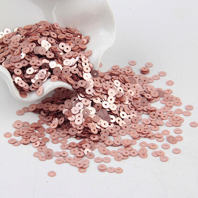 Šampanja litrid 3mm -10mm Glitter Cup lame ümmargune PVC litrid pulmade käsitööd Paillette õmbluskaunistus DIY tarvik 10 grammi