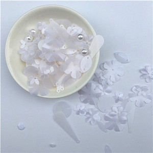 10g Iznimno popularne više veličina Mix Ravna šalica Okrugla Ovalna pvc rasute šljokice Staklene perle Bugle Šivaći obrt Dječja inteligencija Darovi