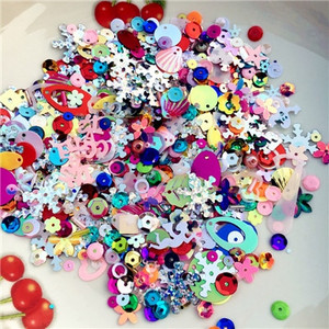 10g Iznimno popularne više veličina Mix Ravna šalica Okrugla Ovalna pvc rasute šljokice Staklene perle Bugle Šivaći obrt Dječja inteligencija Darovi