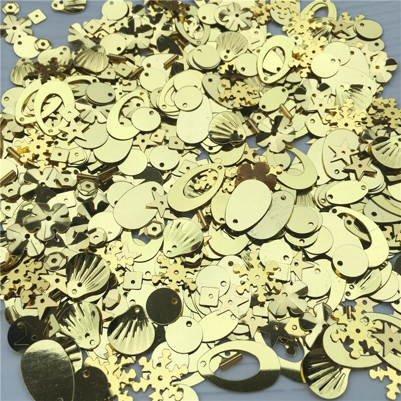 10g Iznimno popularne više veličina Mix Ravna šalica Okrugla Ovalna pvc rasute šljokice Staklene perle Bugle Šivaći obrt Dječja inteligencija Darovi