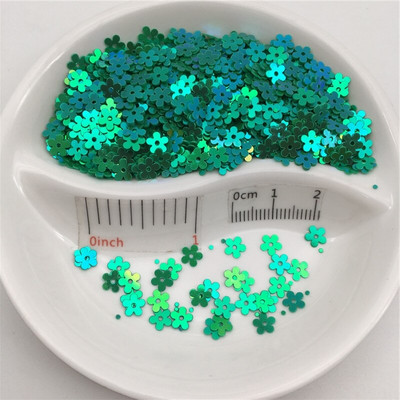 20 g 5 mm cvjetni oblik PVC rasutih šljokica Svjetlucave palete za Nail Art manikuru/šivanje/konfete za ukrašavanje vjenčanja