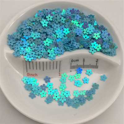 20 g 5 mm cvjetni oblik PVC rasutih šljokica Svjetlucave palete za Nail Art manikuru/šivanje/konfete za ukrašavanje vjenčanja