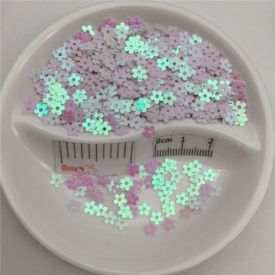 20 g 5 mm cvjetni oblik PVC rasutih šljokica Svjetlucave palete za Nail Art manikuru/šivanje/konfete za ukrašavanje vjenčanja