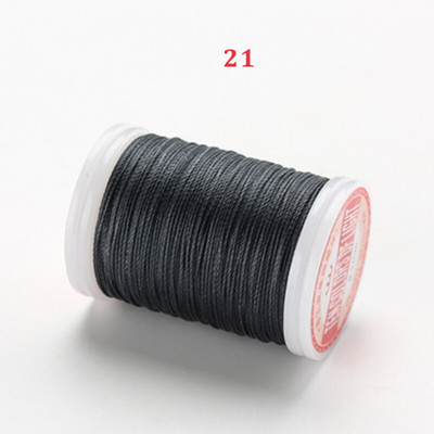 0,5 mm fir rotund cerat snur puternic din poliester șiruri acoperite cu ceară pentru artizanat din piele, cusut brățări împletite, accesorii bricolaj