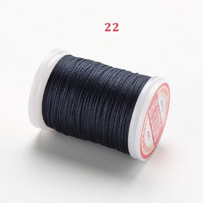 0,5 mm fir rotund cerat snur puternic din poliester șiruri acoperite cu ceară pentru artizanat din piele, cusut brățări împletite, accesorii bricolaj