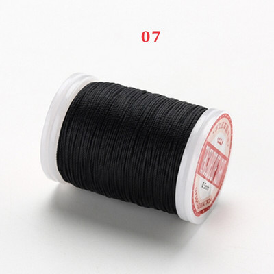 0,5 mm fir rotund cerat snur puternic din poliester șiruri acoperite cu ceară pentru artizanat din piele, cusut brățări împletite, accesorii bricolaj