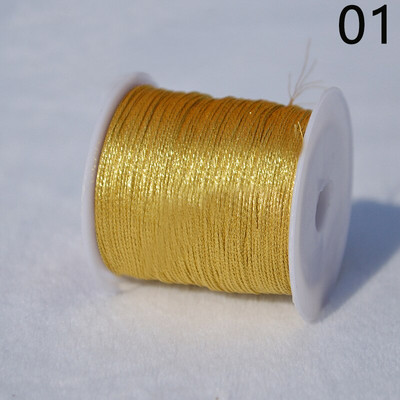 25-100 metara Uže Zlatno Srebrno Crveno Uže Konac Uže Uzica Remen DIY Ogrlica Narukvica Uže Oznaka s resicama Poklon Dekoracija