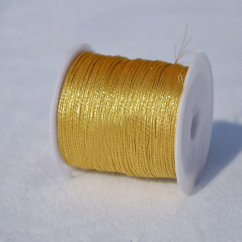 25-100 metara Uže Zlatno Srebrno Crveno Uže Konac Uže Uzica Remen DIY Ogrlica Narukvica Uže Oznaka s resicama Poklon Dekoracija