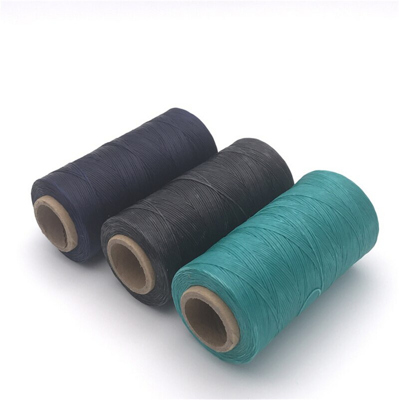 Πολύχρωμο, ανθεκτικό 260 μέτρα, 1mm 150D κορδόνι με κερωμένο δερμάτινο κορδόνι για DIY Εργαλείο Χειροτεχνίας, Περιβαλλοντική Ραφή με Κλωστές Δώρο