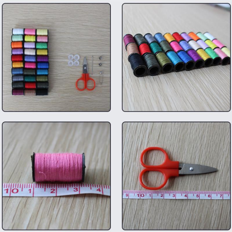 30 Χρώμα DIY Χειροποίητα Εργαλεία Ραπτικής Ραπτικής για το Σπίτι Σετ Ραπτικής Ανθεκτικό Πολυεστέρα Πολύχρωμα Ρούχα Αξεσουάρ Κλωστή ραπτικής