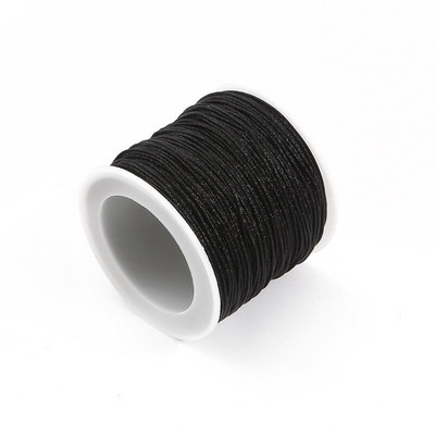 50 metrų/stalėje 0,8 mm nailono laido sriegis Kiniškas mazgas Makramo laido apyrankė Pinta styga „pasidaryk pats“ kutai karoliukų vėrimo siūlai