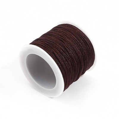 50 metrų/stalėje 0,8 mm nailono laido sriegis Kiniškas mazgas Makramo laido apyrankė Pinta styga „pasidaryk pats“ kutai karoliukų vėrimo siūlai