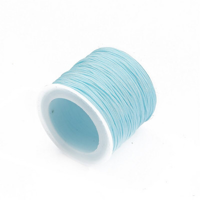 50 metrų/stalėje 0,8 mm nailono laido sriegis Kiniškas mazgas Makramo laido apyrankė Pinta styga „pasidaryk pats“ kutai karoliukų vėrimo siūlai