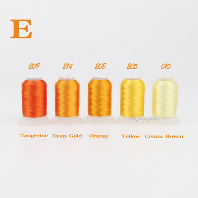 Πολυεστερική μηχανή κεντήματος Rhapsody 40WT Κλωστή 550Y για Brother Babylock Janome Singer Pfaff Husqvarna Bernina Sewing 55Color