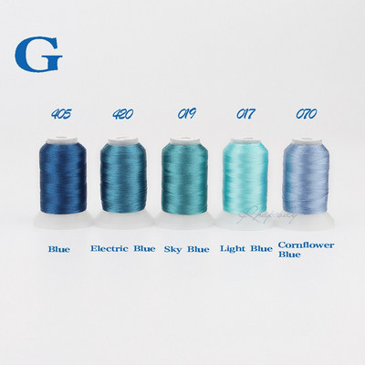 Πολυεστερική μηχανή κεντήματος Rhapsody 40WT Κλωστή 550Y για Brother Babylock Janome Singer Pfaff Husqvarna Bernina Sewing 55Color