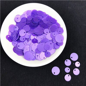 600 komada Mješavina mat svjetlucavih šljokica Veličina 6 mm 8 mm 10 mm Šareni okrugli oblik Rasuti šljokice Šivaći obrt, ženski odjevni dodaci