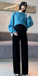 Ležerne hlače širokih nogavica u dvije boje