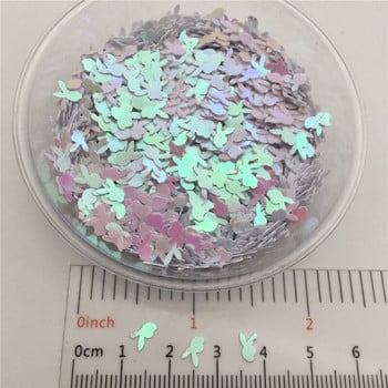 20g 5mm Κουνέλι σε σχήμα PVC χαλαρές παγιέτες Glitter Paillettes για κομφετί μανικιούρ/ράψιμο/στολισμός γάμου Nail Art χονδρική