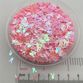 20g 5mm Κουνέλι σε σχήμα PVC χαλαρές παγιέτες Glitter Paillettes για κομφετί μανικιούρ/ράψιμο/στολισμός γάμου Nail Art χονδρική