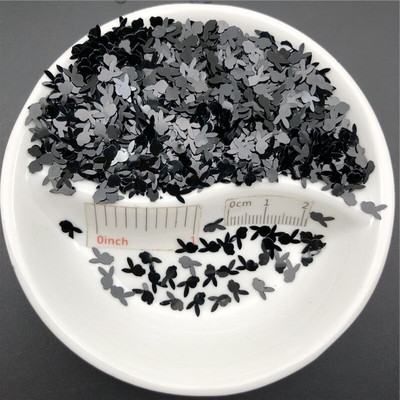 20g 5mm küülikukujulised PVC lahtised litrid Glitter Paillettes küünekunsti maniküüri/õmblemise/pulmakaunistuste konfettide hulgimüük