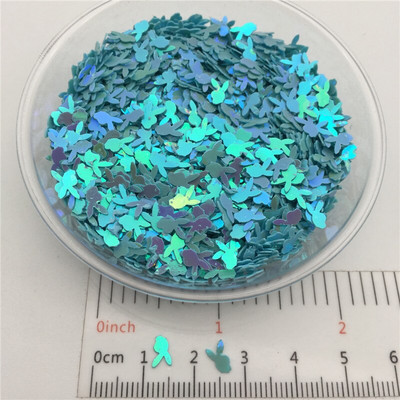 20g 5mm küülikukujulised PVC lahtised litrid Glitter Paillettes küünekunsti maniküüri/õmblemise/pulmakaunistuste konfettide hulgimüük