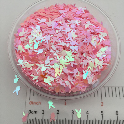 20g 5mm küülikukujulised PVC lahtised litrid Glitter Paillettes küünekunsti maniküüri/õmblemise/pulmakaunistuste konfettide hulgimüük