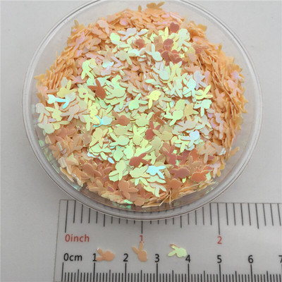 20g 5mm küülikukujulised PVC lahtised litrid Glitter Paillettes küünekunsti maniküüri/õmblemise/pulmakaunistuste konfettide hulgimüük