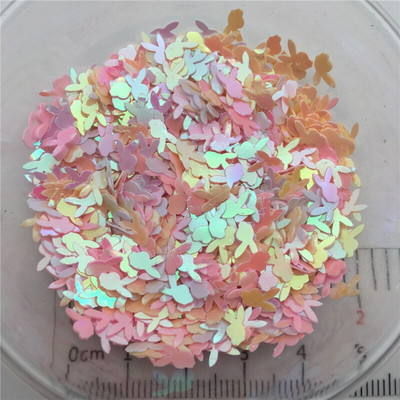 20g 5mm küülikukujulised PVC lahtised litrid Glitter Paillettes küünekunsti maniküüri/õmblemise/pulmakaunistuste konfettide hulgimüük