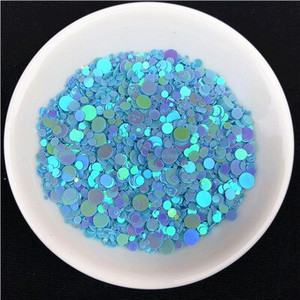 20g Πολλαπλών μεγεθών 1mm 2mm 3mm 4mm κουκκίδα Παγιέτες νυχιών Επίπεδες στρογγυλές πούλιες Αυτοκόλλητα ομορφιάς για τα νύχια Lady Girls μανικιούρ Glitter Paillettes