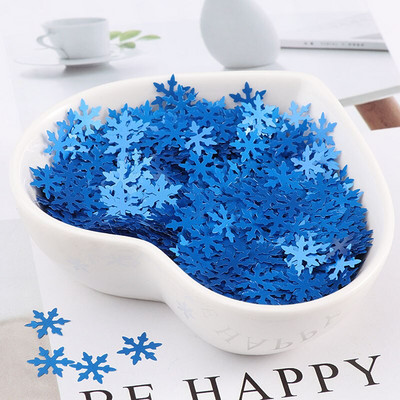 2000 τμχ Υπερλεπτές 8 χιλιοστά Ματ Λευκό Παγωμένο Snowflake Loose Sequins Παϊγιέτες Νυχιών Χριστουγεννιάτικες πούλιες για χειροτεχνίες Κομφετί Glitter