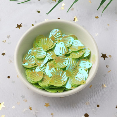 10 g/pachet, 13 mm, coajă de mare, PVC, paiete libere pentru cusut ornamente, nuntă, artizanat, haine pentru femei, accesorii pentru rochii