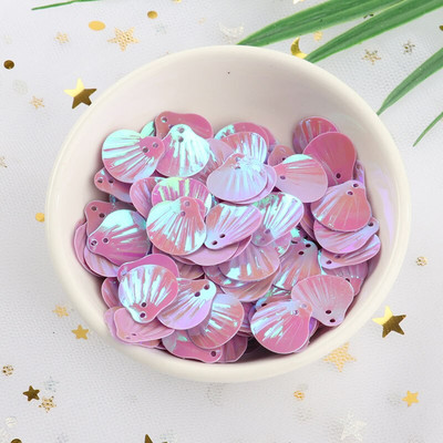 10 g/pachet, 13 mm, coajă de mare, PVC, paiete libere pentru cusut ornamente, nuntă, artizanat, haine pentru femei, accesorii pentru rochii