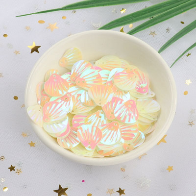 10 g/pachet, 13 mm, coajă de mare, PVC, paiete libere pentru cusut ornamente, nuntă, artizanat, haine pentru femei, accesorii pentru rochii