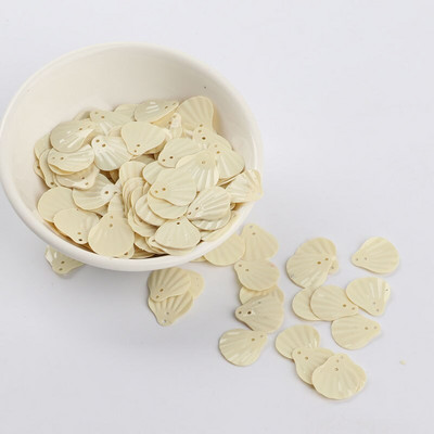 10 g/pachet, 13 mm, coajă de mare, PVC, paiete libere pentru cusut ornamente, nuntă, artizanat, haine pentru femei, accesorii pentru rochii