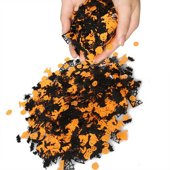 15g/παρτίδα Mixed Ghost Bat Pumpkin Star Confetti Sequins Crafts Paillettes Scrapbooking Accessories DIY Halloween Party Decoration