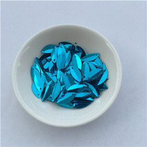 720 de bucăți 6*14 mm cupă ovală pliată paiete în formă de ochi de cal paiete vrac pentru artizanat decorare nuntă accesorii de cusut