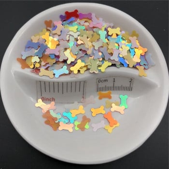 20g 5x8mm Bone Golden Mix Loose Sequins Paillettes Crafts Ράψιμο ,Women Kids Diy ,Craft Filler ένδυμα αξεσουάρ Χονδρική