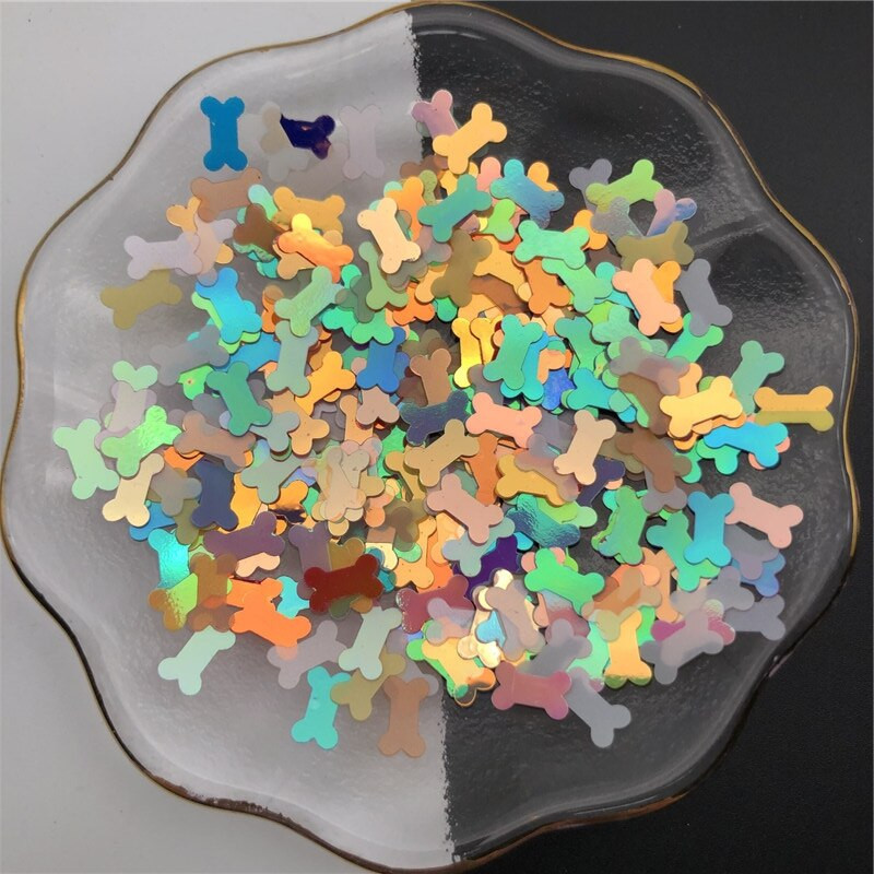 20g 5x8mm Bone Golden Mix Loose Sequins Paillettes Crafts Ράψιμο ,Women Kids Diy ,Craft Filler ένδυμα αξεσουάρ Χονδρική