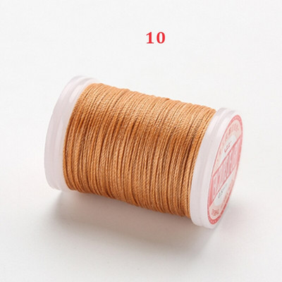 0,5 mm 120 m fir rotund cerat Snur din poliester șiruri acoperite cu ceară pentru brățări împletite Accesorii bricolaj sau cusut artizanal din piele