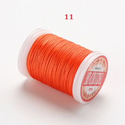 0,5 mm 120 m fir rotund cerat Snur din poliester șiruri acoperite cu ceară pentru brățări împletite Accesorii bricolaj sau cusut artizanal din piele