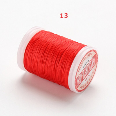 0,5 mm 120 m fir rotund cerat Snur din poliester șiruri acoperite cu ceară pentru brățări împletite Accesorii bricolaj sau cusut artizanal din piele