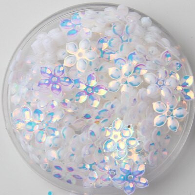 240tk/pakk 9mm ploomililled Viie sõrmega tasslilled lahtised litrid Pailletid Õmblustarvikud rõivaste DIY Craft 9 värvi